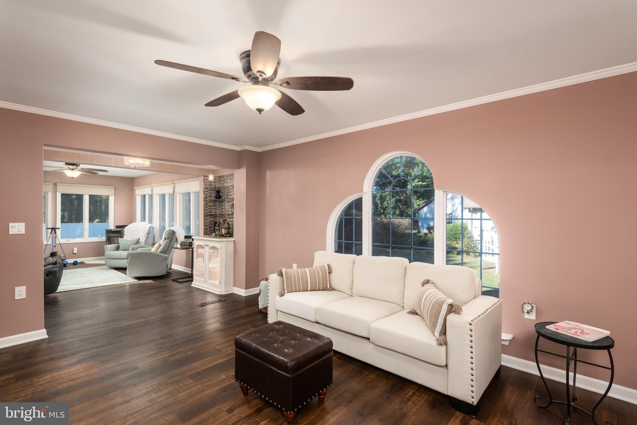 105 Barren Ridge Road Chester, MD 21619 - Photo 11 of 46 Living room with custom windows