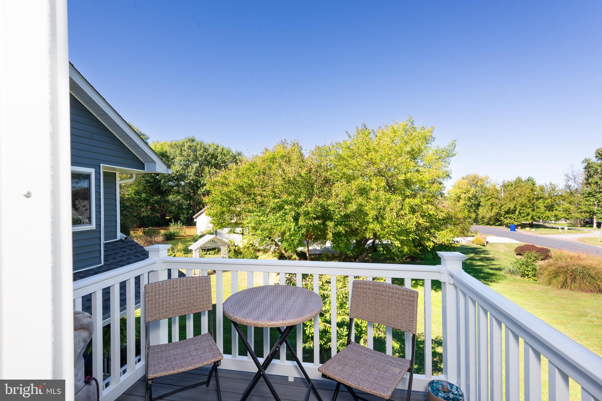 105 Barren Ridge Road Chester, MD 21619 - Photo 33 of 46 Even a balcony w/awning, waterviews