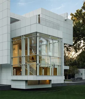 a view of a house with a window