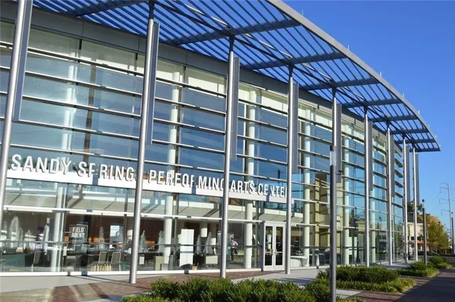 a view of a building with a window