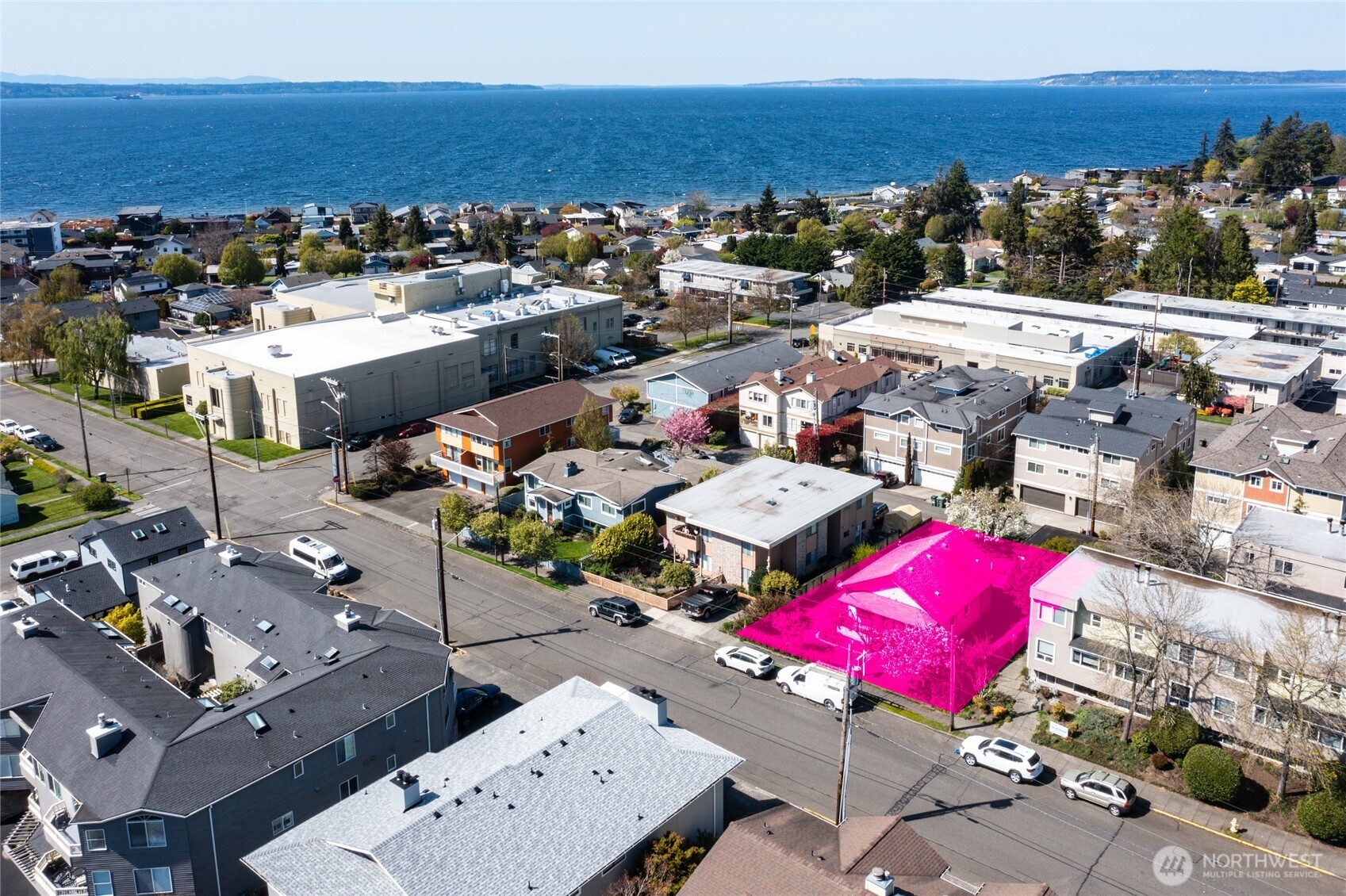 621 Daley Street Edmonds, WA 98020 - Photo 17 of 19 an aerial view of residential houses with outdoor space