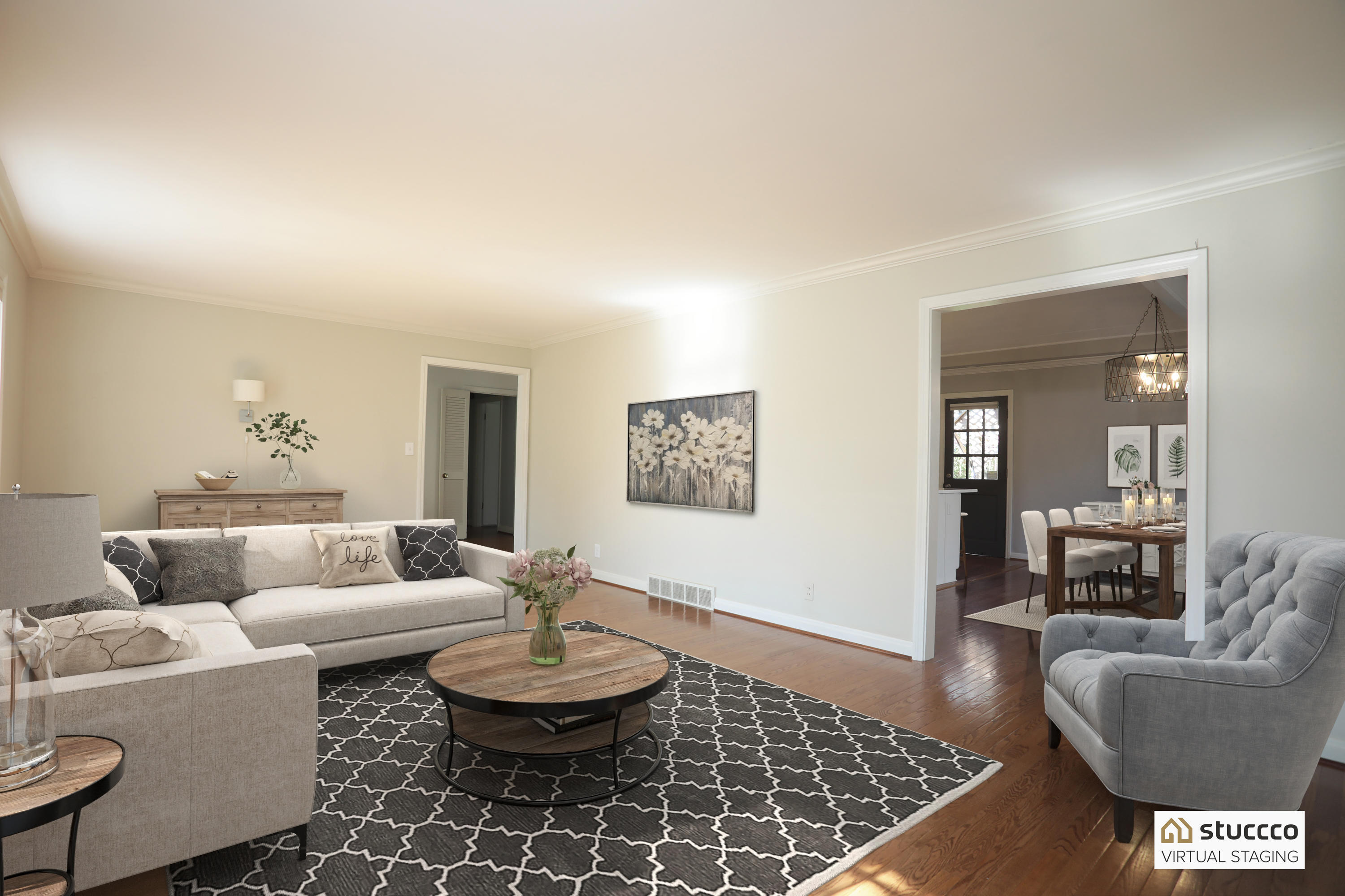 812 Alden Road Louisville, KY 40207 - Photo 6 of 40 Digitally furnished view of the living room