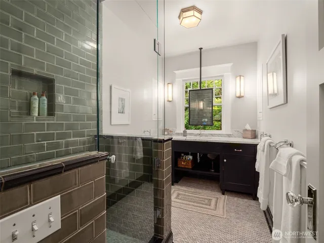 a bathroom with a sink and a bathtub