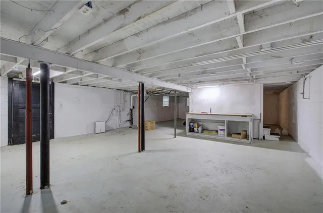 a view of empty room