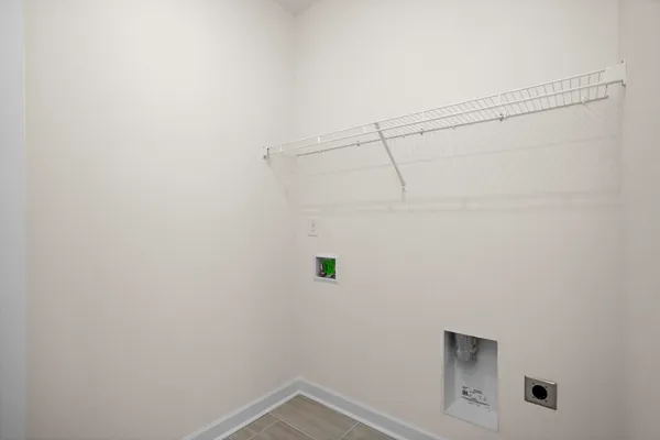 a view of a garage room