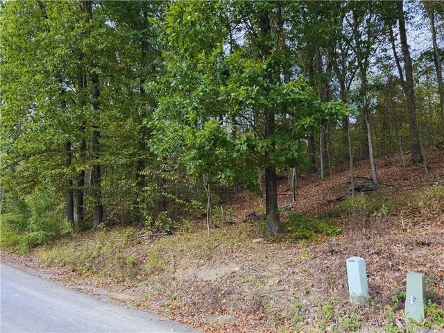 a view of street from balcony