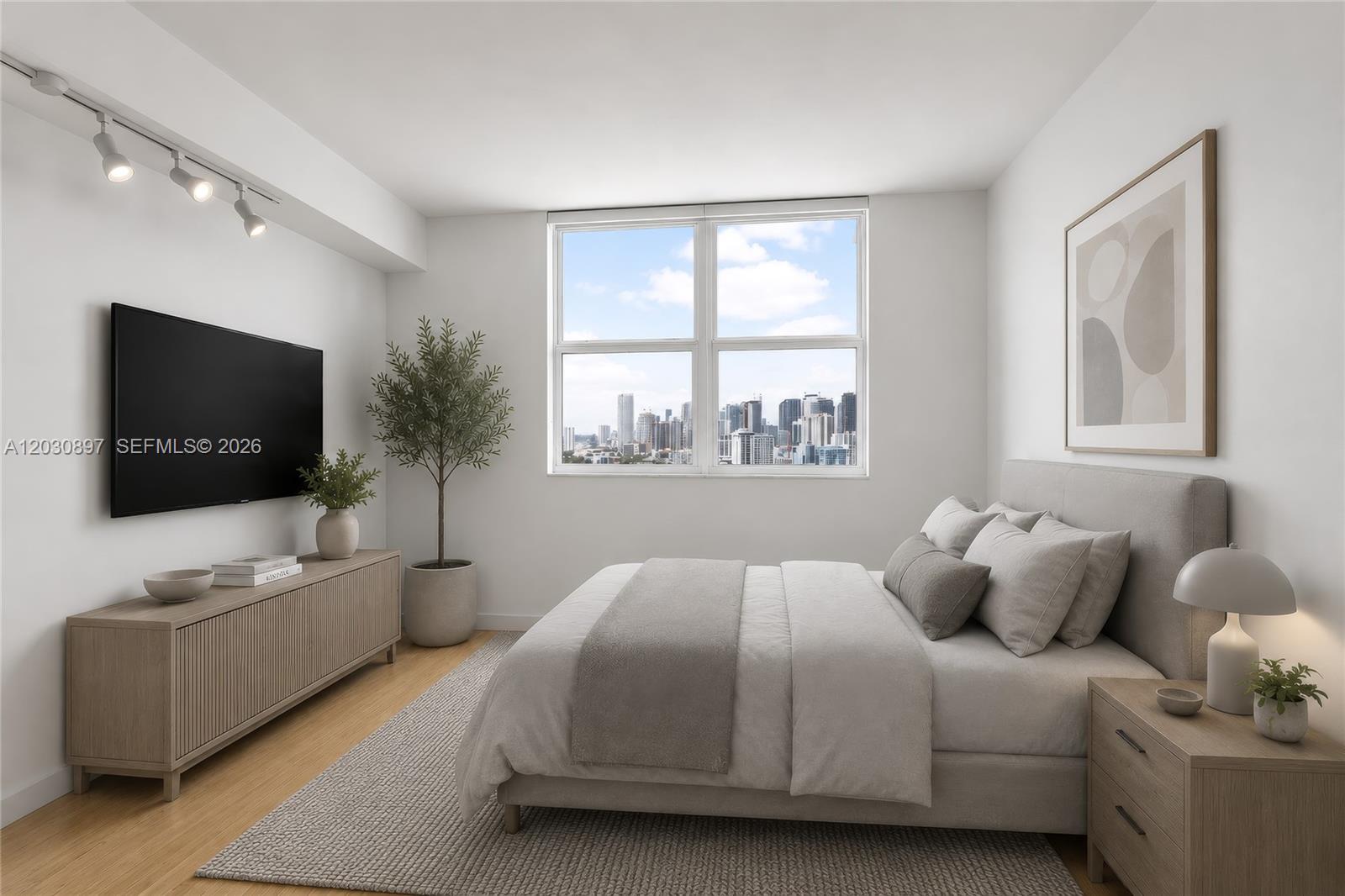 2475 Brickell Avenue, Unit 2104 Miami, FL 33129 - Photo 19 of 22 Virtual Staged