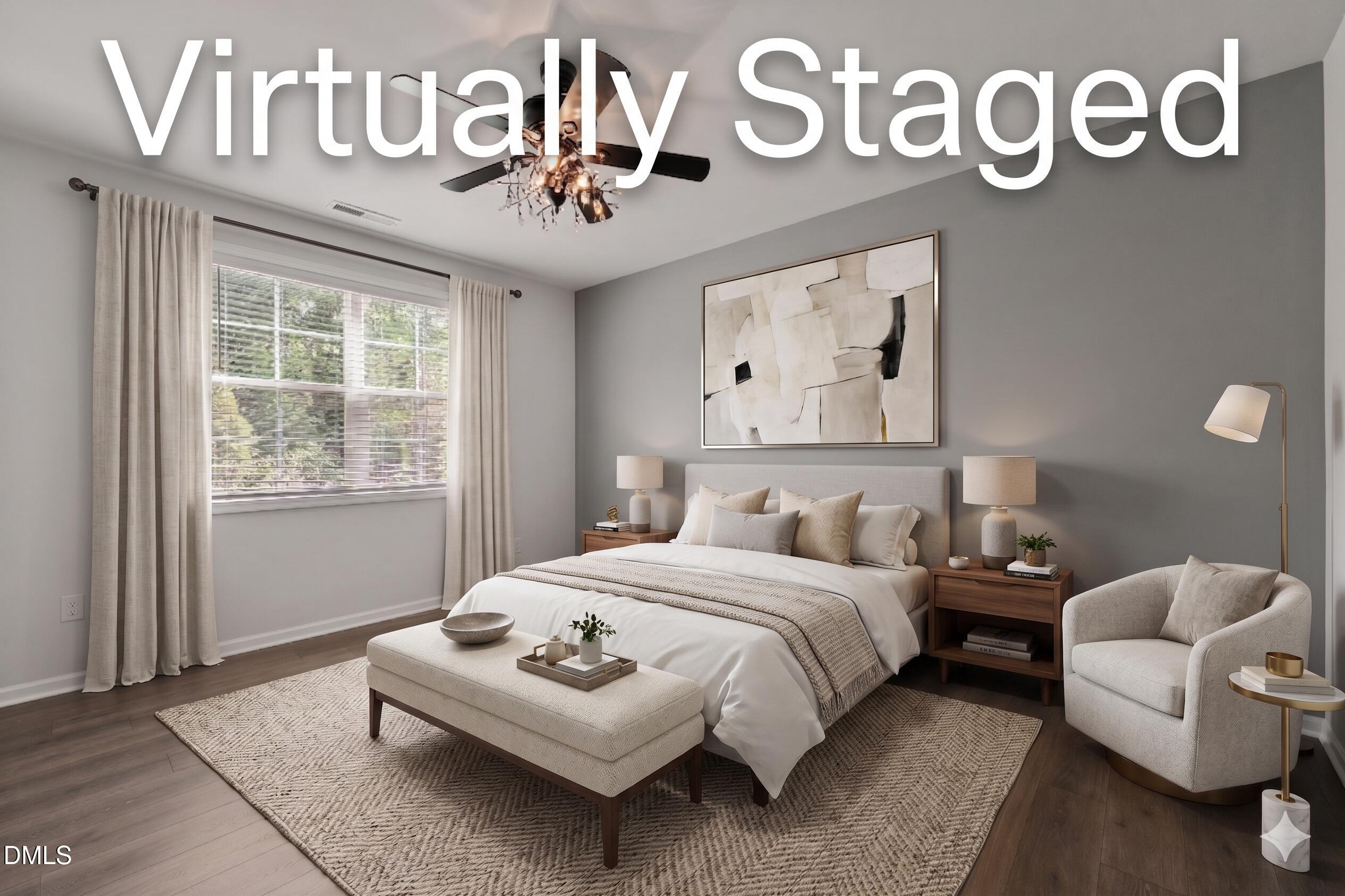 1639 Abberly Place Graham, NC 27253 - Photo 16 of 44 a bedroom with a bed and a couch