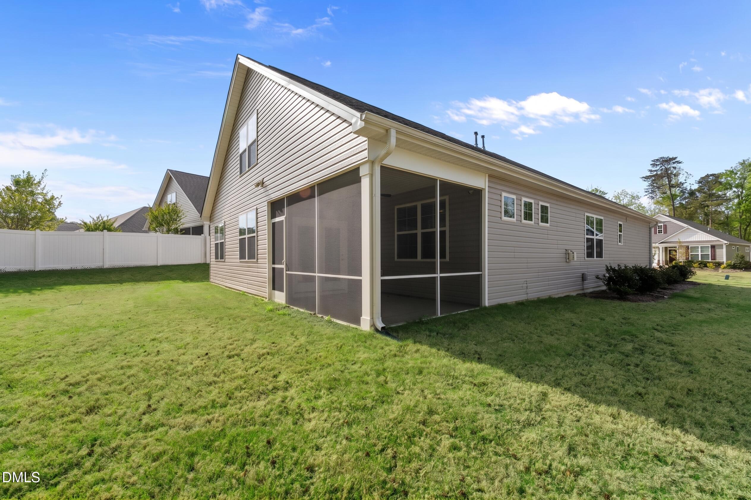 1639 Abberly Place Graham, NC 27253 - Photo 32 of 44 a view of a backyard of the house