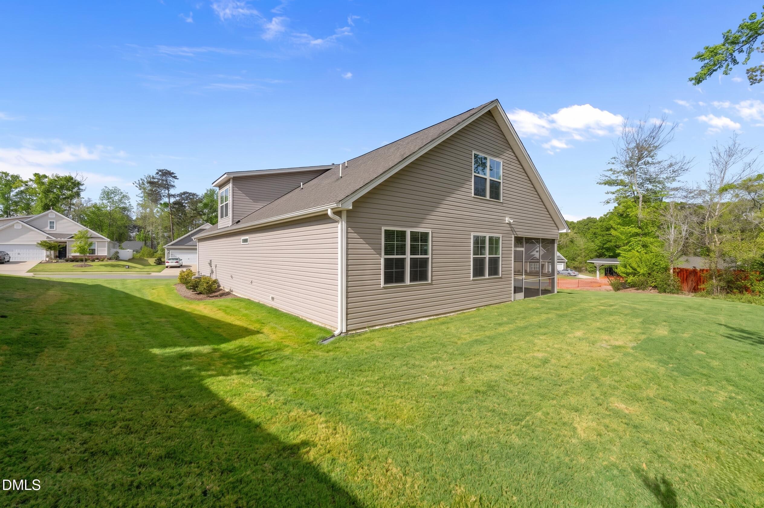 1639 Abberly Place Graham, NC 27253 - Photo 34 of 44 a view of a backyard of the house
