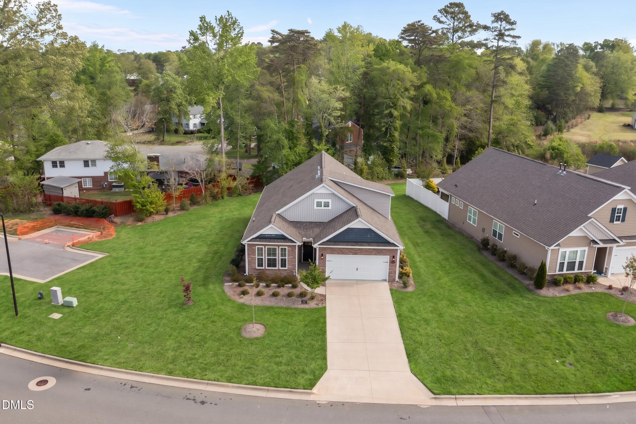 1639 Abberly Place Graham, NC 27253 - Photo 38 of 44 a aerial view of a house with a yard