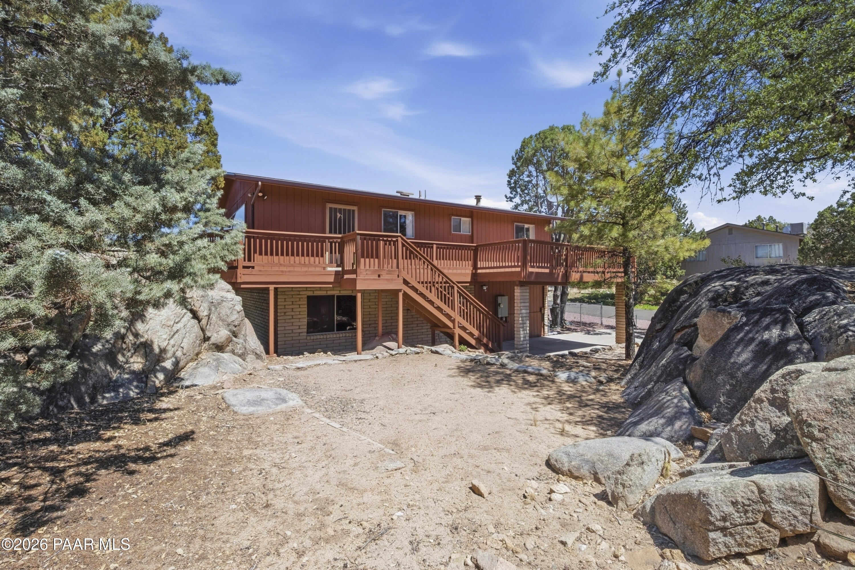1775 Grandview Road Prescott, AZ 86305 - Photo 31 of 42 a front view of a house with a yard