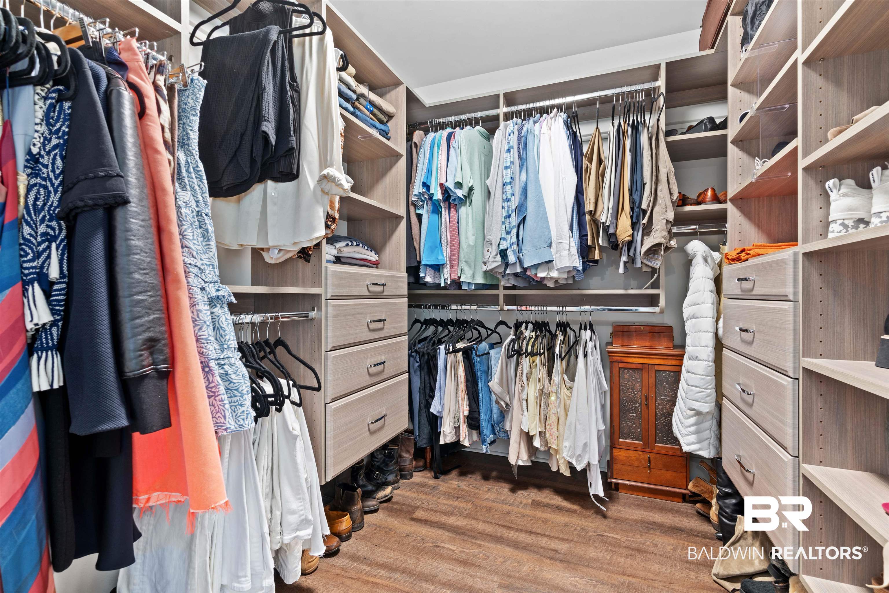 3808 Claridge Road North Mobile, AL 36608 - Photo 34 of 43 Spacious closet with hardwood / wood-style flooring