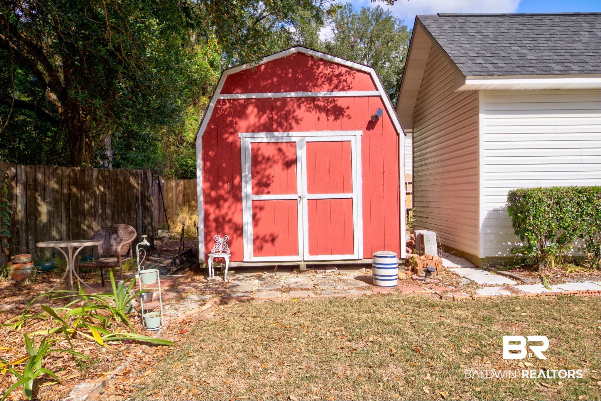 21871 Cedar Lane Silverhill, AL 36576 - Photo 34 of 39 Storage Shed