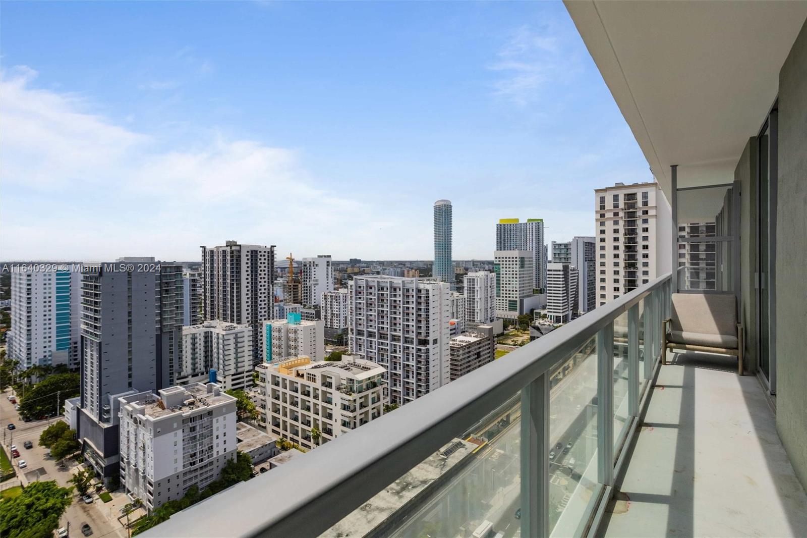 1111 Southwest 1st Avenue, Unit 3014N Miami, FL 33130 - Photo 27 of 36 a city view from the balcony