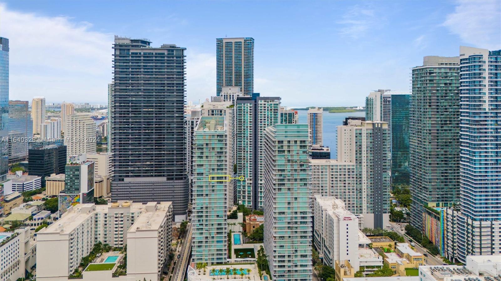 1111 Southwest 1st Avenue, Unit 3014N Miami, FL 33130 - Photo 29 of 36 a view of city with tall buildings