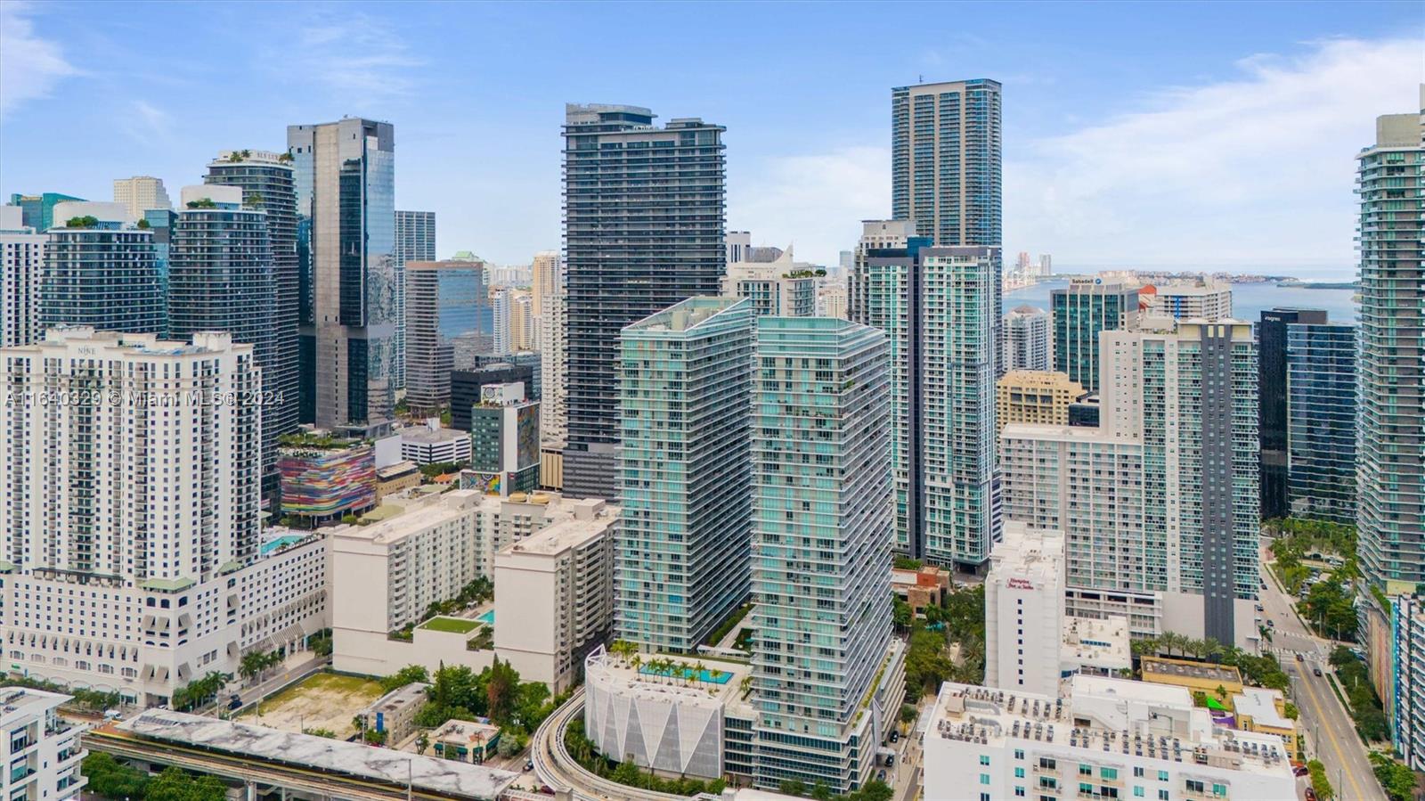 1111 Southwest 1st Avenue, Unit 3014N Miami, FL 33130 - Photo 32 of 36 a city view with tall buildings