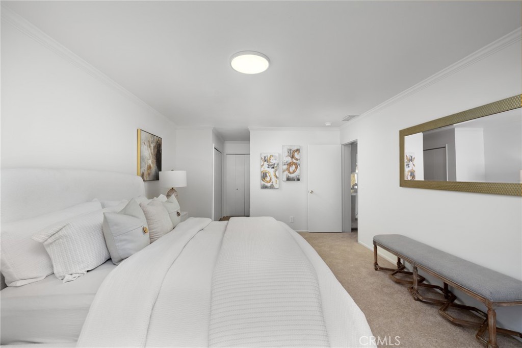 914 Fairview Avenue, Unit 13 Arcadia, CA 91007 - Photo 20 of 39 a bedroom with a bed and a desk