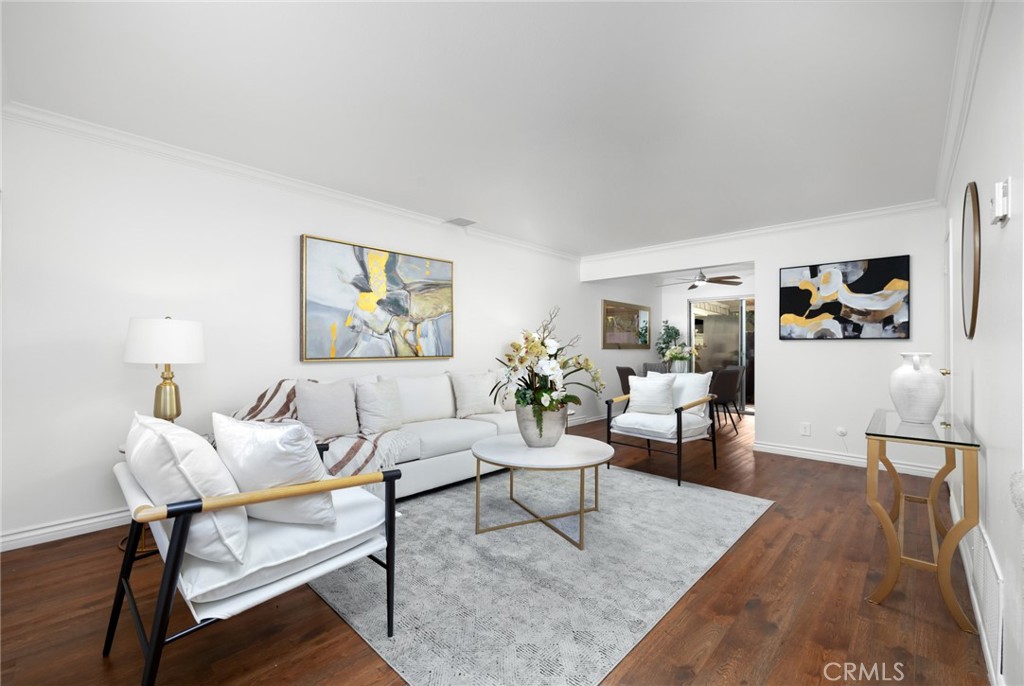 914 Fairview Avenue, Unit 13 Arcadia, CA 91007 - Photo 6 of 39 a living room with furniture and a wooden floor