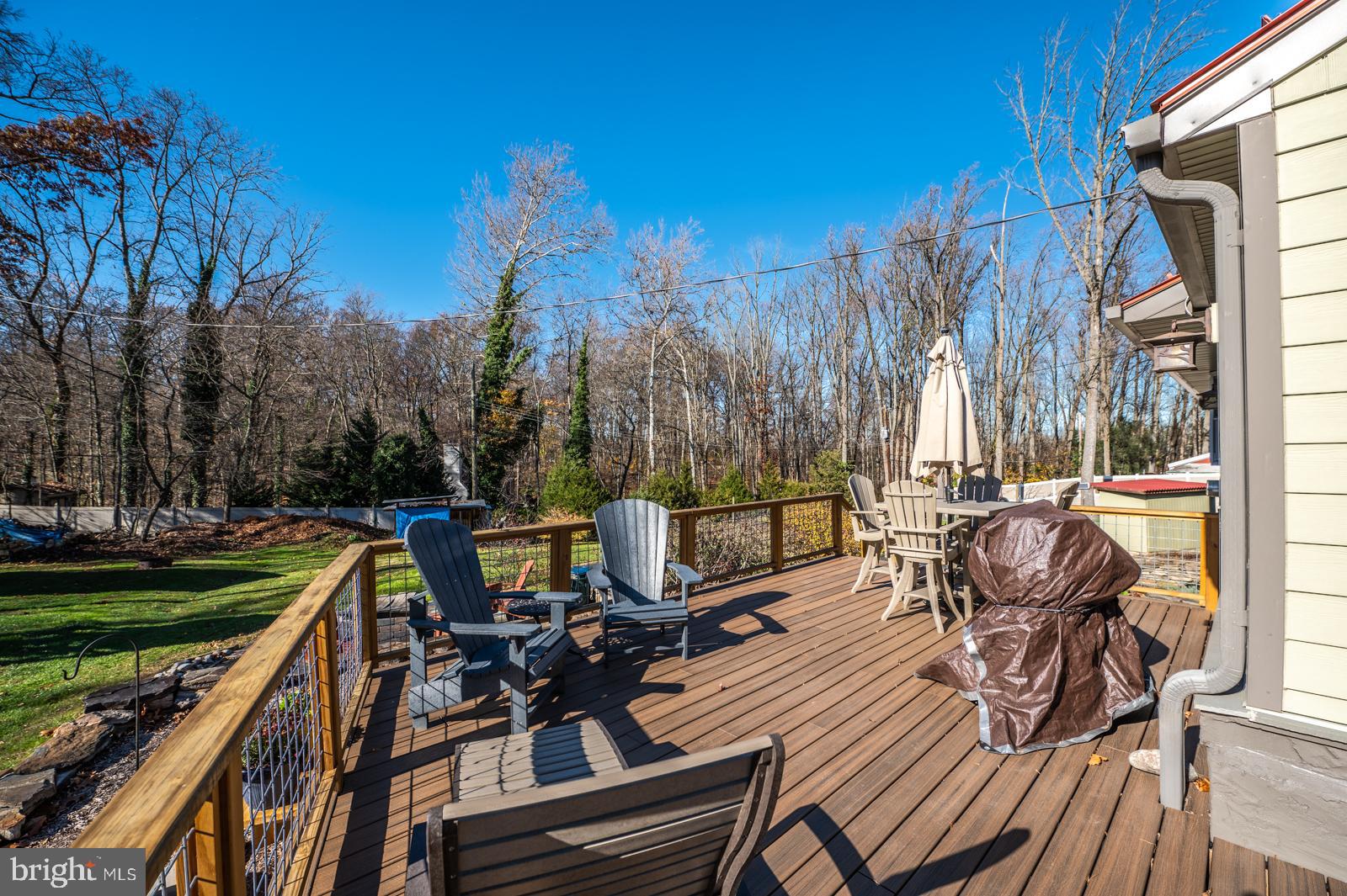 111 Midway Road Phoenixville, PA 19460 - Photo 43 of 77 More of the deck from back of sunroom ,& Kitchen