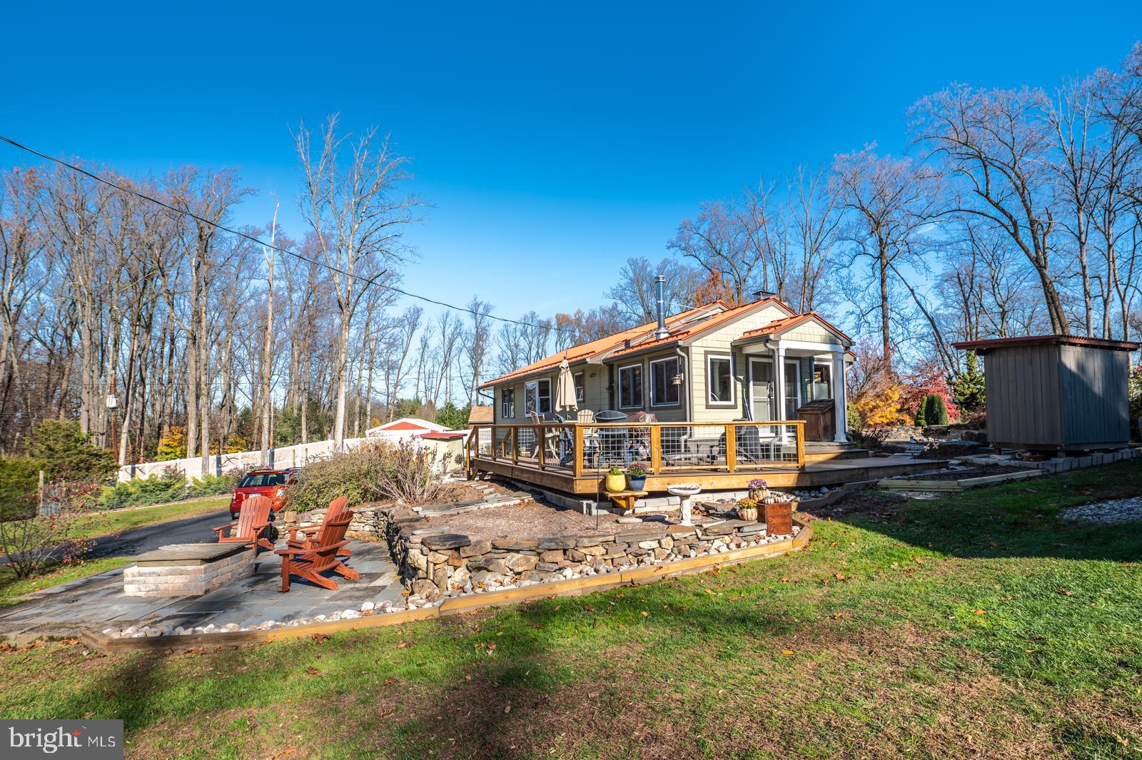 111 Midway Road Phoenixville, PA 19460 - Photo 45 of 77 Step off the deck to a Flagstone Patio and Firepit