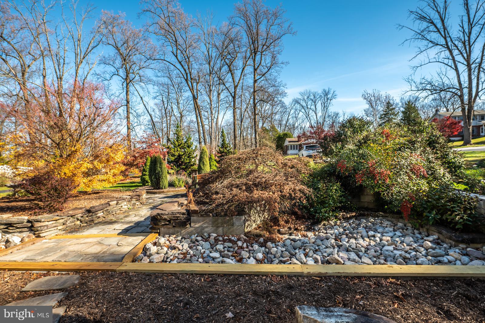111 Midway Road Phoenixville, PA 19460 - Photo 47 of 77 Front gardens seen from sunroom and decks