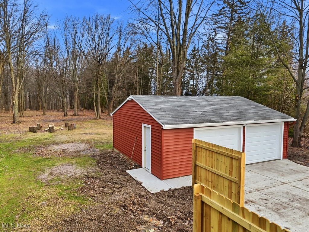 6119 East Sprague Road Independence, OH 44131 - Photo 10 of 45 Updated 2 1/2 car garage and lot view