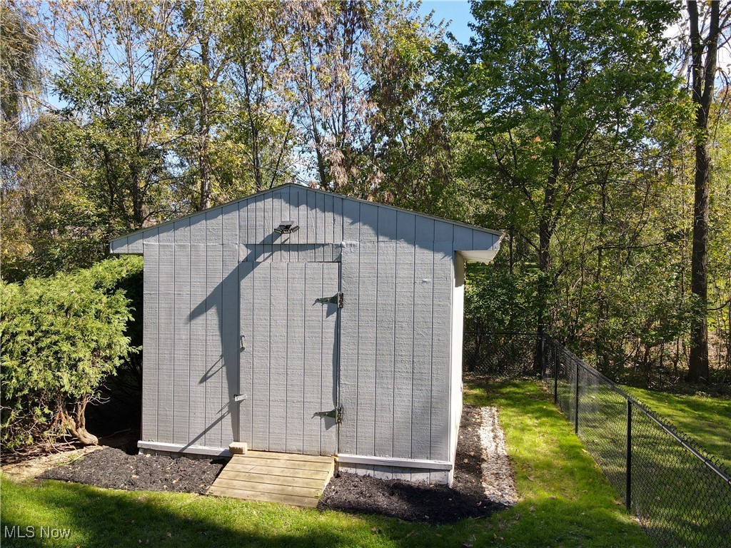 35600 Bainbridge Road Solon, OH 44139 - Photo 15 of 18 Newly painted Shed with electricity
