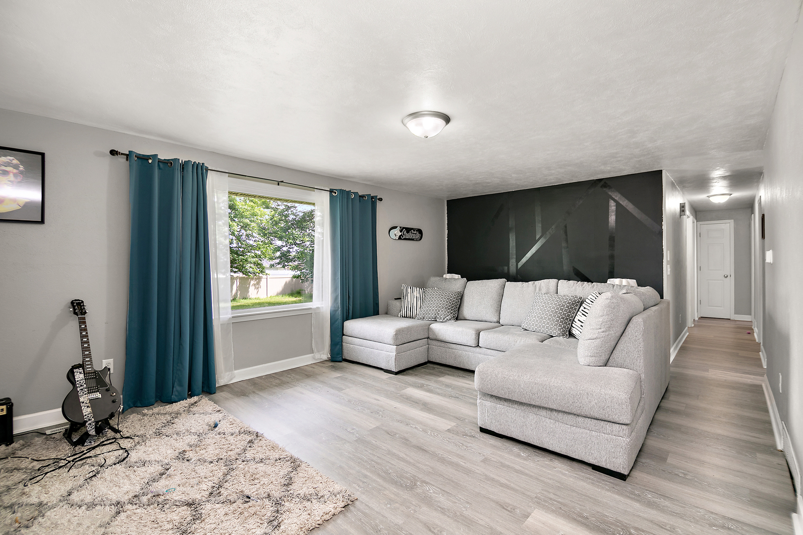 1572 North 2000E Road Bourbonnais, IL 60914 - Photo 2 of 18 a living room with furniture window and wooden floor