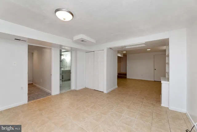 a view of empty room