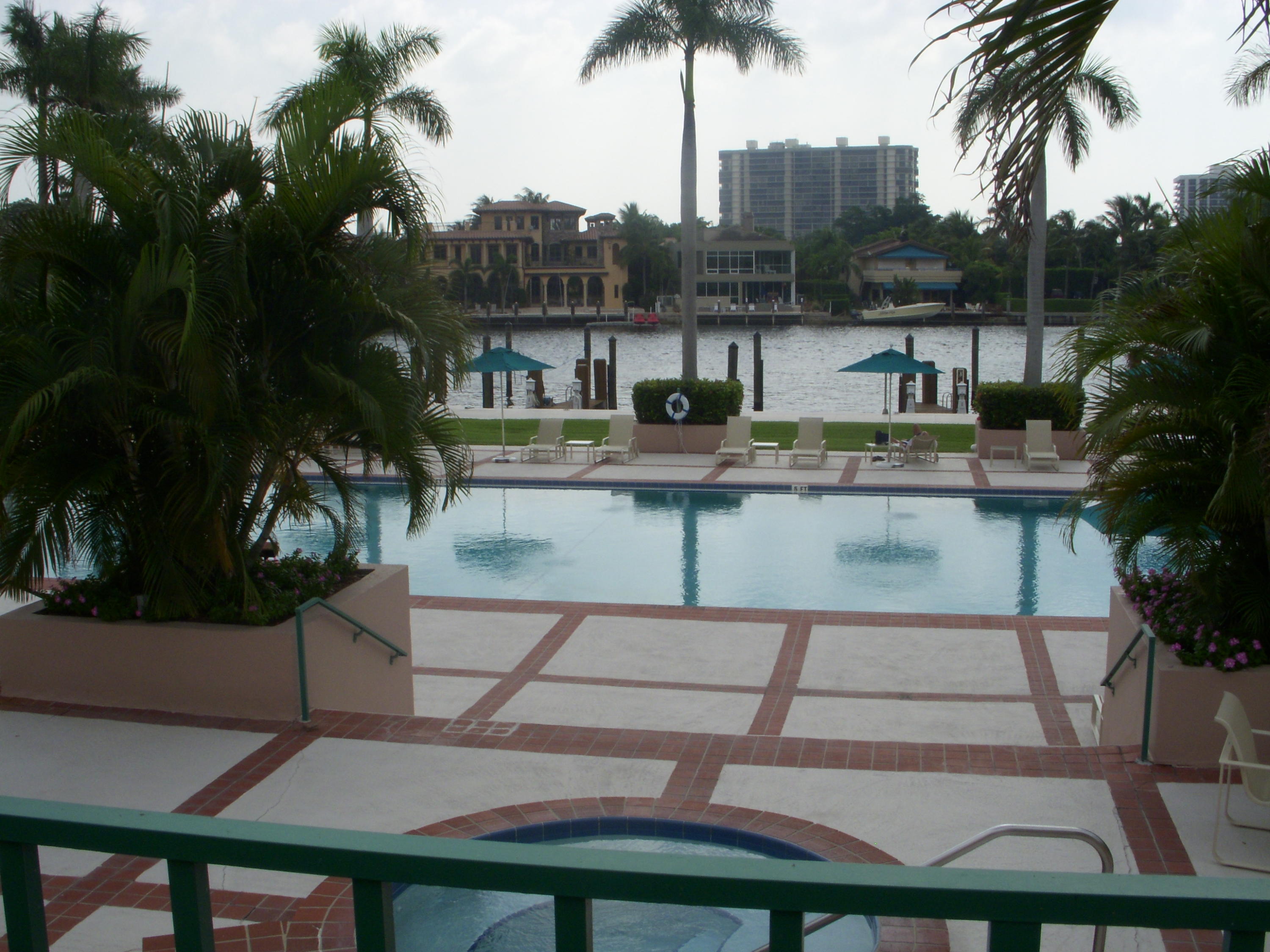 140 Southeast 5th Avenue, Unit 245 Boca Raton, FL 33432 - Photo 3 of 23 View of hot tub, pool and intracoastal