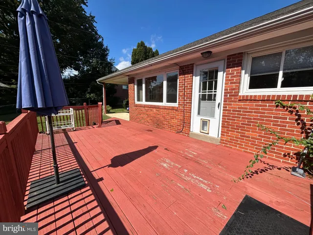 a view of deck with wooden floor and outdoor space