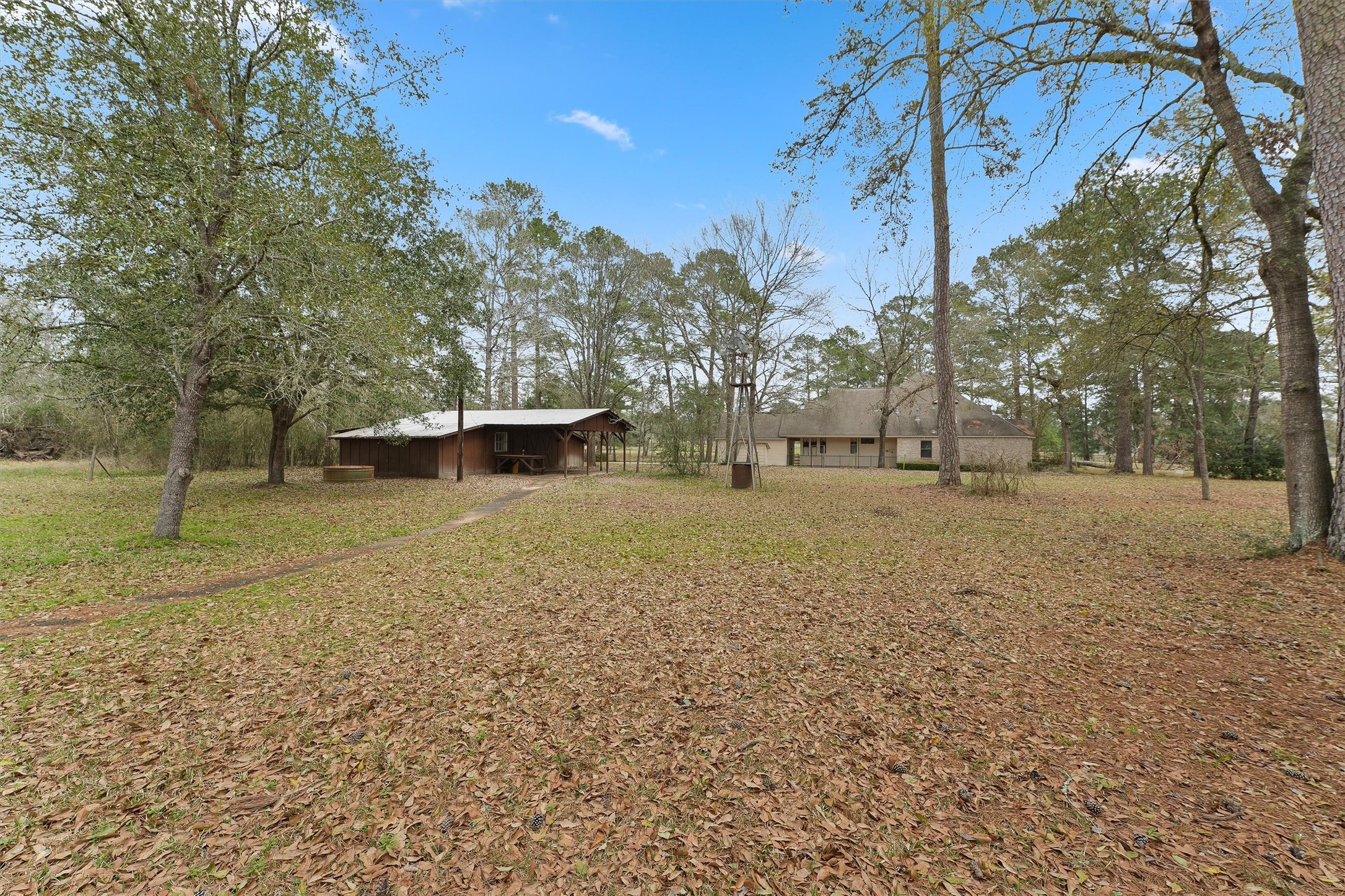 31926 Dobbin-Huffsmith Road Magnolia, TX 77354 - Photo 20 of 47 a view of a yard with a tree