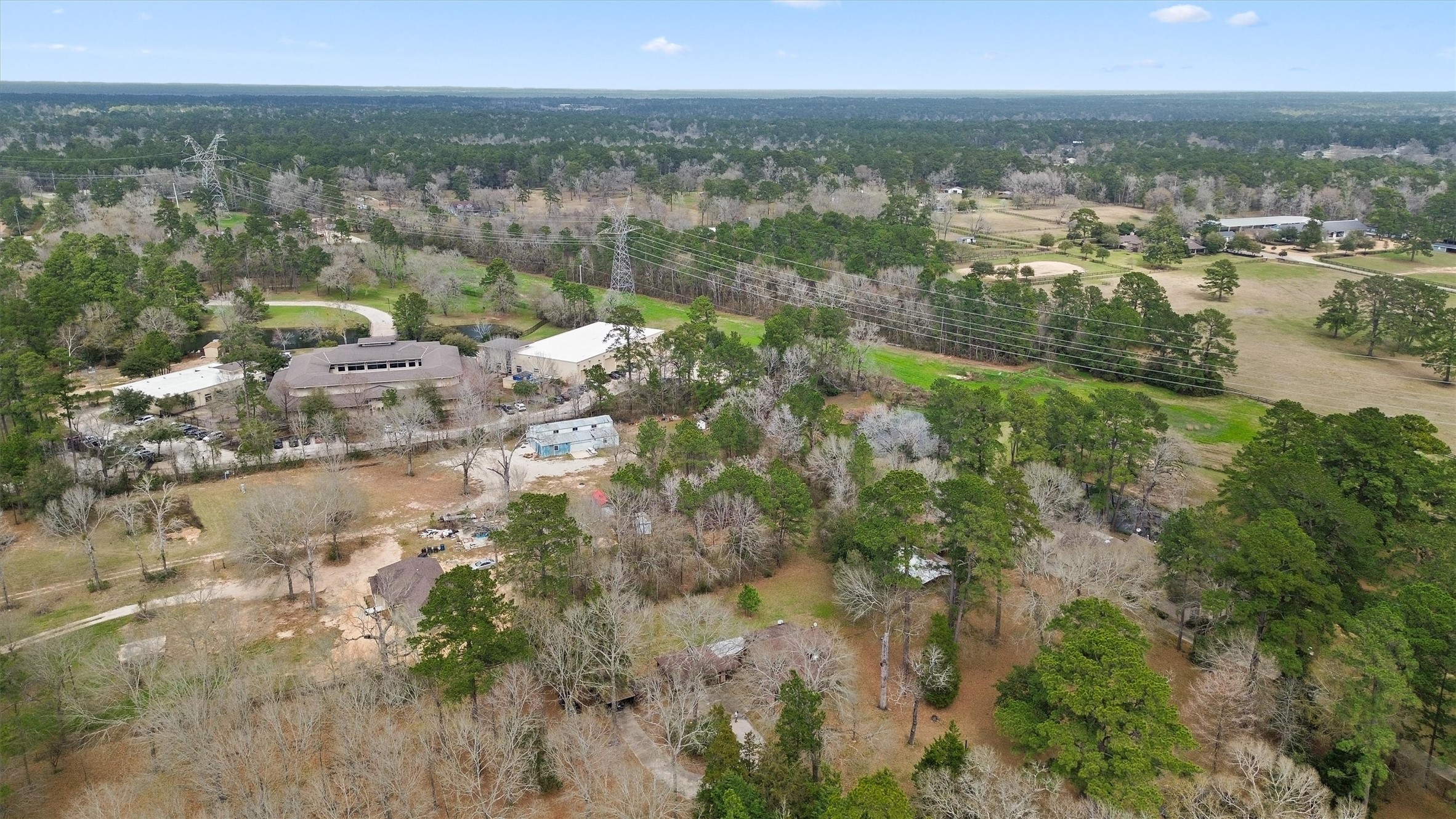 31926 Dobbin-Huffsmith Road Magnolia, TX 77354 - Photo 44 of 47 a view of lake with city