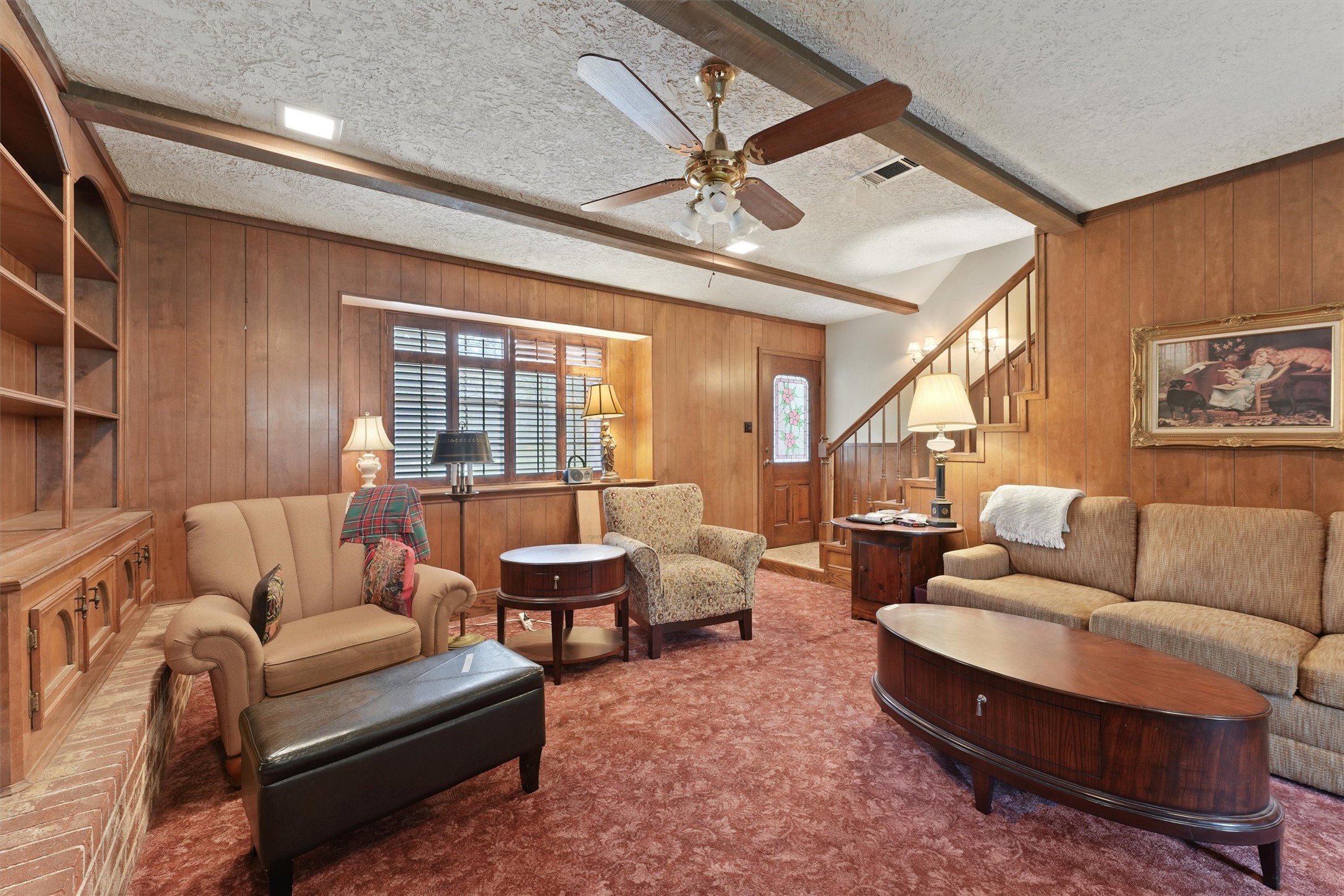 31926 Dobbin-Huffsmith Road Magnolia, TX 77354 - Photo 8 of 47 a living room with furniture and a large window