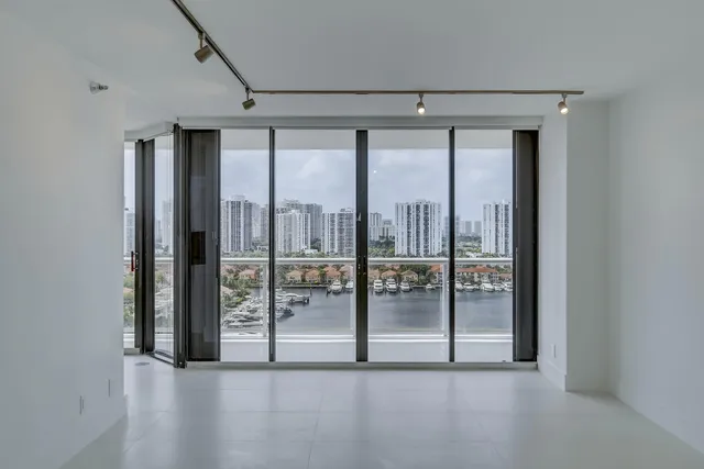 a view of a room with window