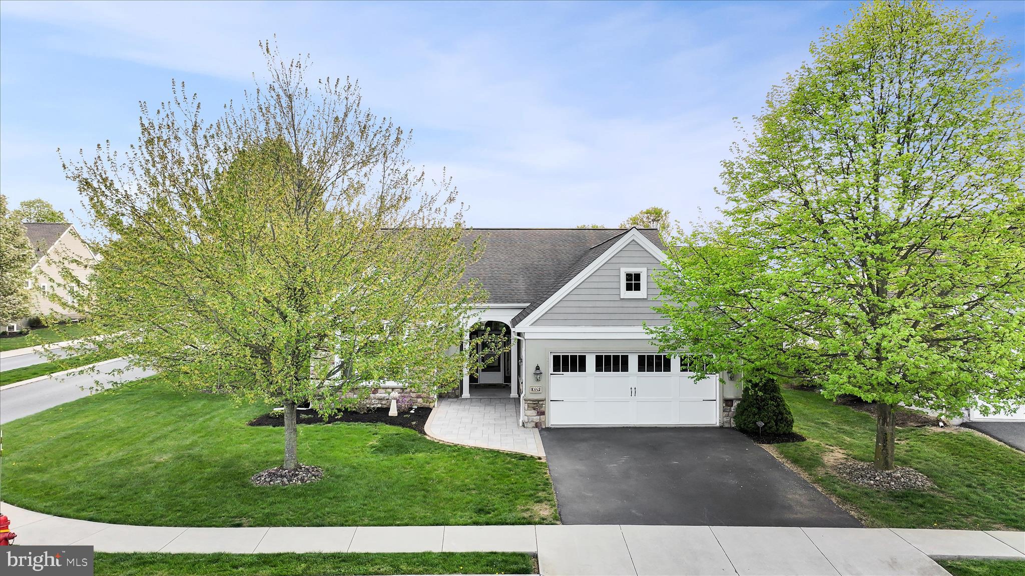 1029 Alden Way Lebanon, PA 17042 - Photo 2 of 59 a front view of a house with a garden