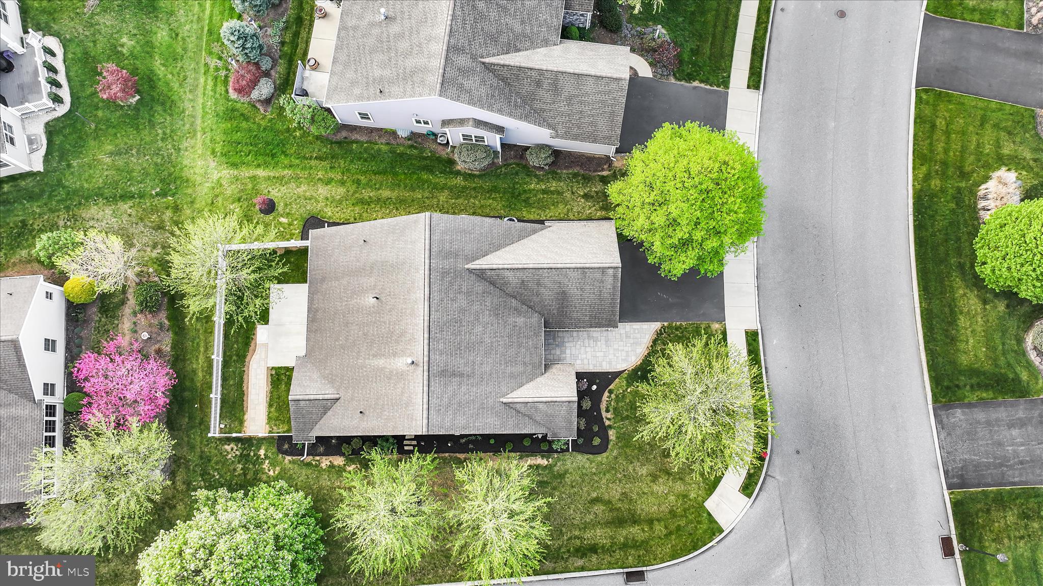1029 Alden Way Lebanon, PA 17042 - Photo 47 of 59 an aerial view of a house with a garden and yard