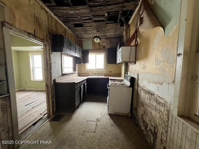 114 North Higgins Avenue Sayre, PA 18840 - Photo 13 of 21 a kitchen with a refrigerator and a sink
