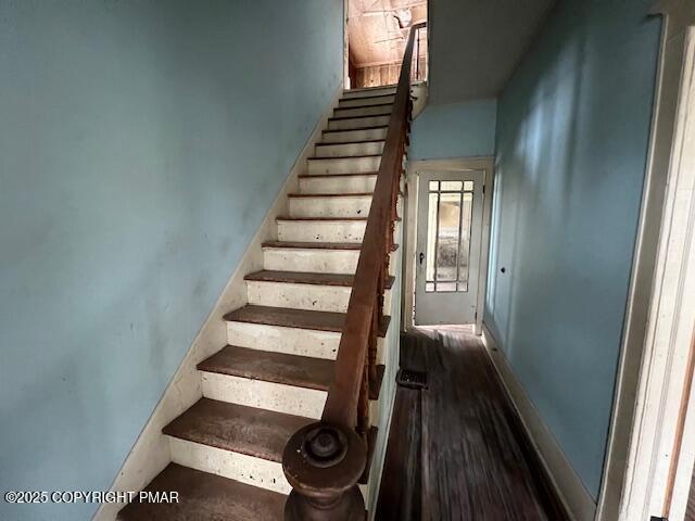 114 North Higgins Avenue Sayre, PA 18840 - Photo 15 of 21 a view of entryway and gallery with wooden floor