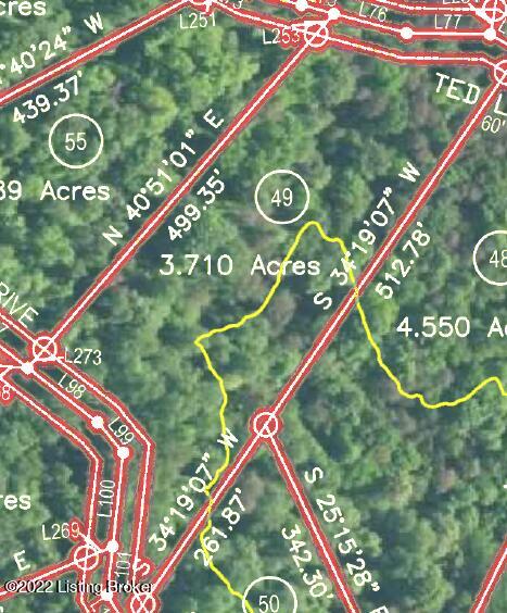 L49 Ted Logsdon Road Clarkson, KY 42726 - Photo 2 of 7 Lot View of Survey Plat