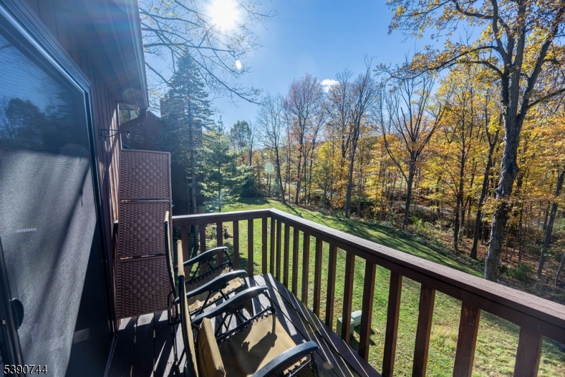 13 Village Way, Unit E7 Vernon, NJ 07462 - Photo 31 of 46 a view of a balcony with an outdoor space