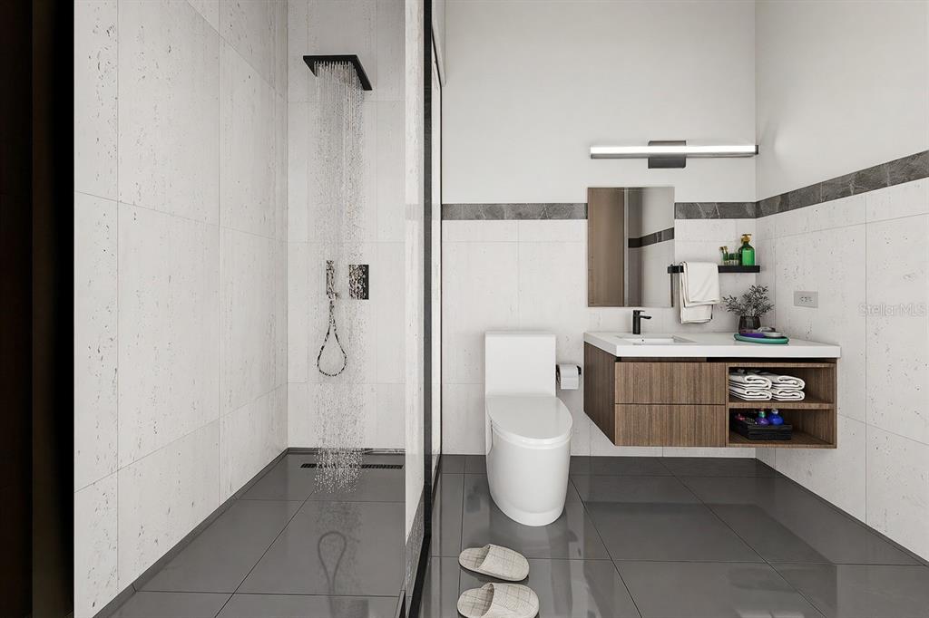 10775 Rodeo Drive, Unit MODEL Lakewood Ranch, FL 34202 - Photo 6 of 12 a bathroom with a sink toilet and shower