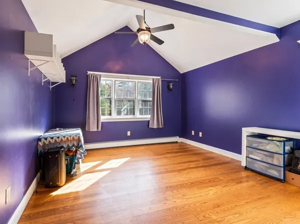 a room with furniture and a window