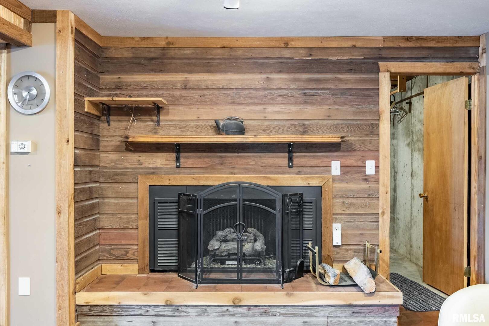 541 Dallas Road Murphysboro, IL 62966 - Photo 38 of 78 a front view of a fireplace with wooden floor