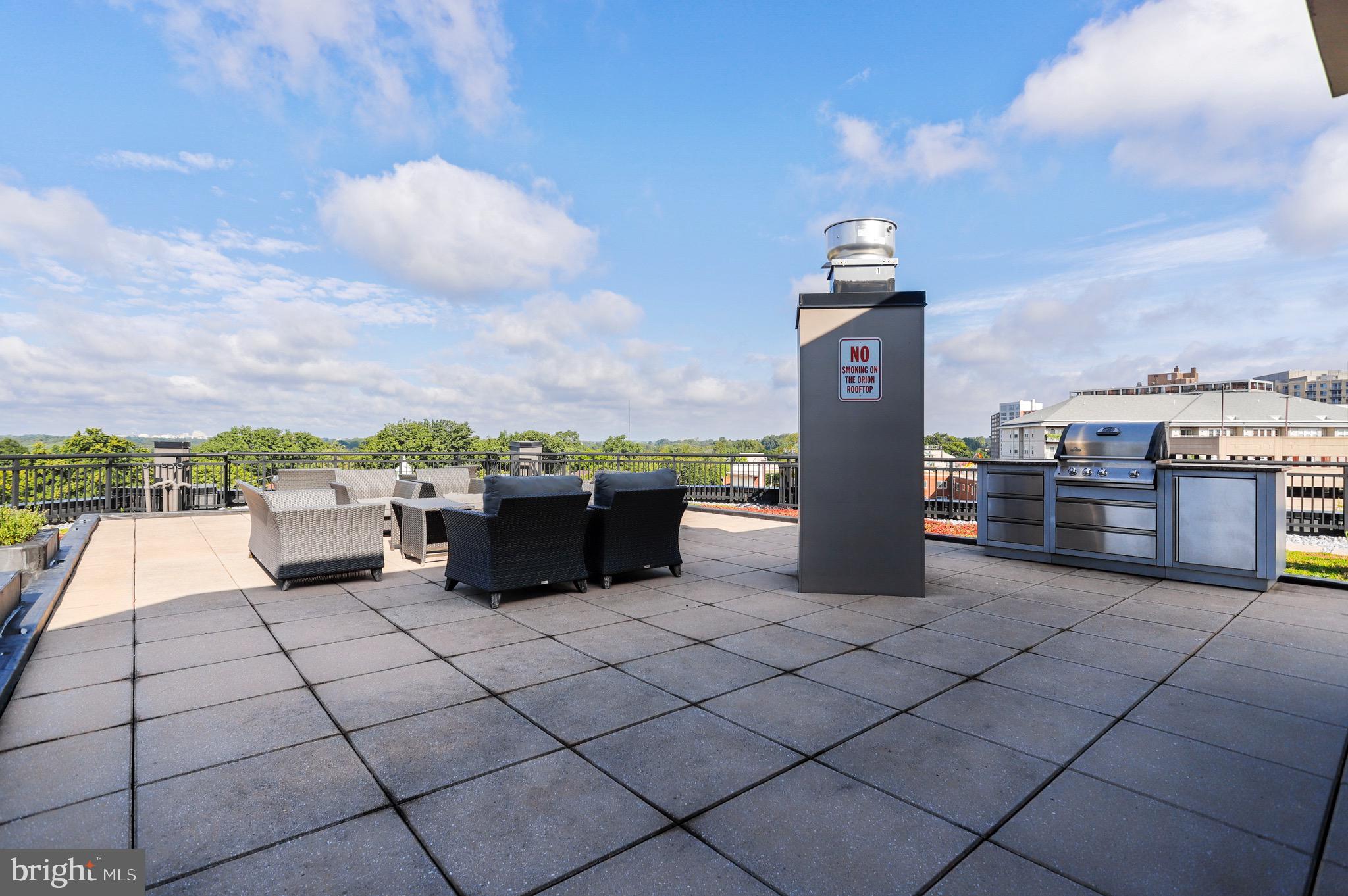 8005 13th Street, Unit 407 Silver Spring, MD 20910 - Photo 28 of 41 Room top with Grill, patio furniture, bike storage