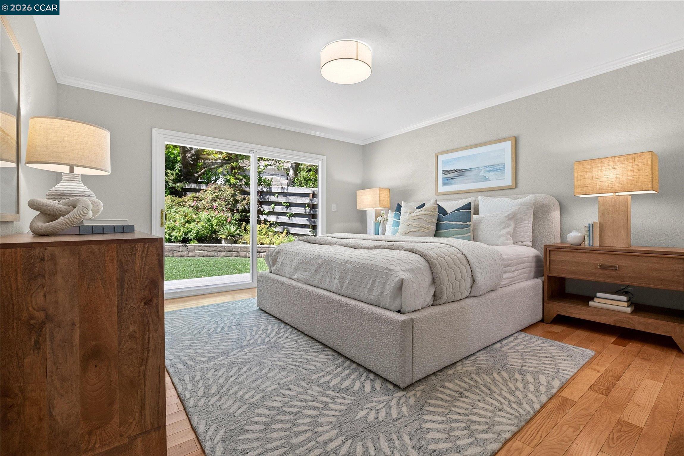 3365 St Marys Road Lafayette, CA 94549 - Photo 13 of 27 a bedroom with a large bed and a window