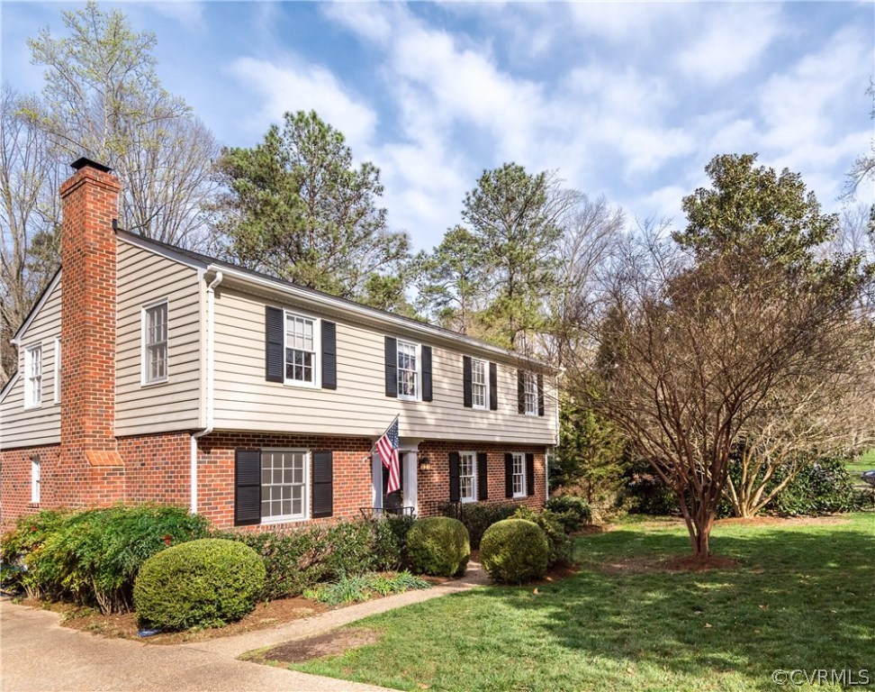 108 Ralston Road Henrico, VA 23229 - Photo 41 of 42 a front view of house with yard and green space