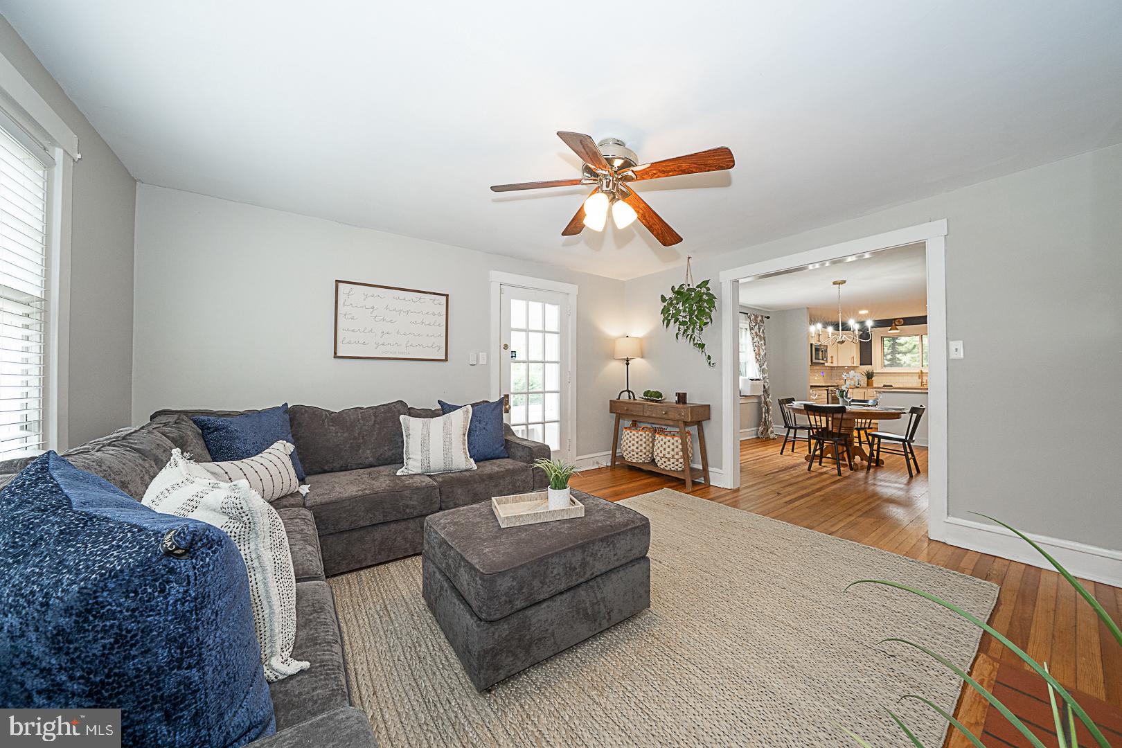 131 Biddle Road Paoli, PA 19301 - Photo 11 of 42 Family Room View to Dining Room Area