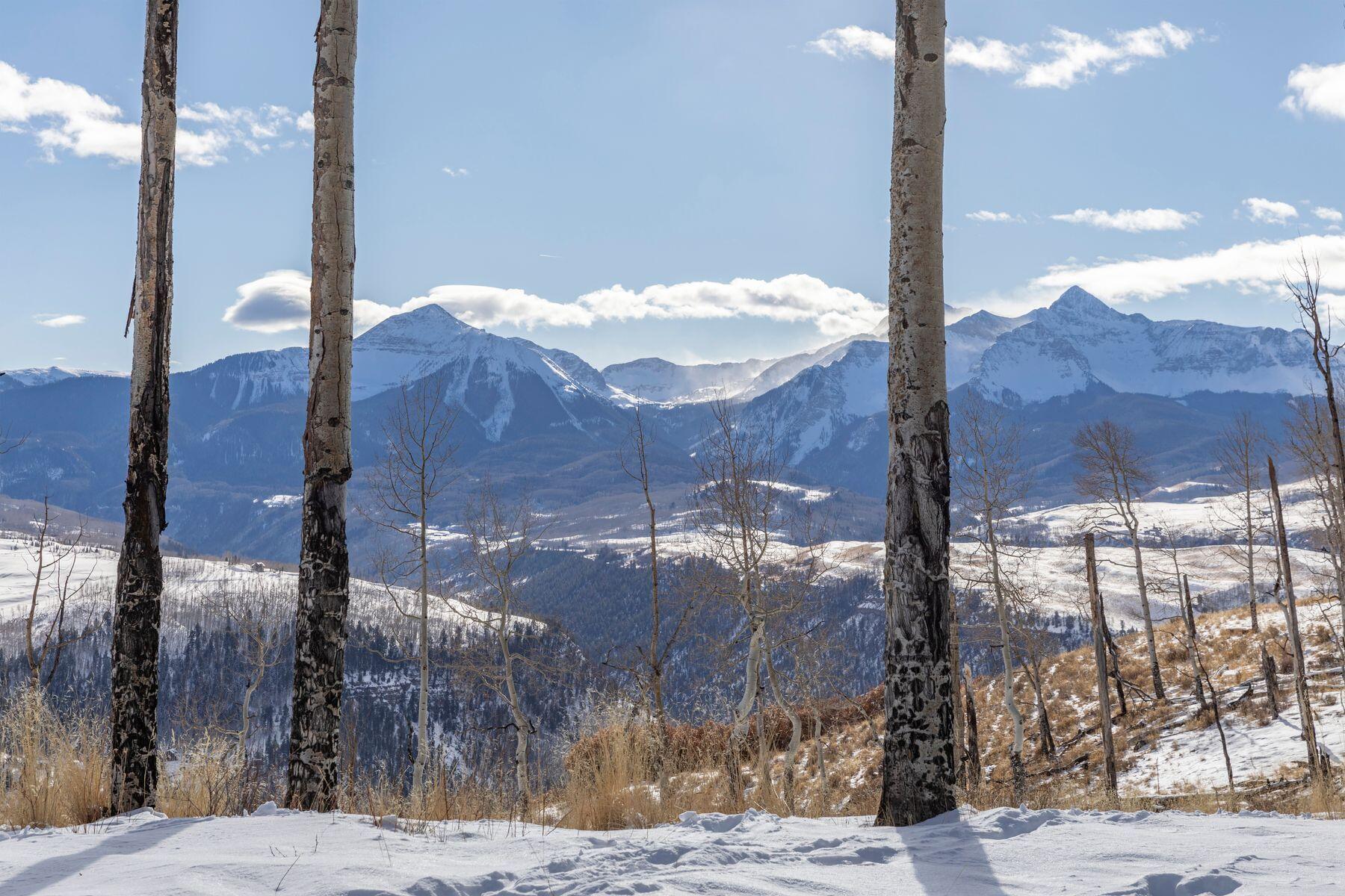 Tbd Basque Boulevard Telluride, CO 81435 - Photo 3 of 25 a view of a road from a balcony